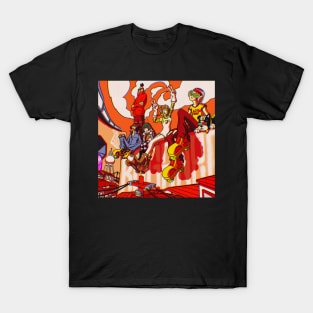 Jet Set Radio - Kogane Cho Sunset Full Color T-Shirt